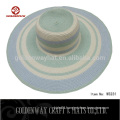 Summer ladies paper straw sun foldable hat